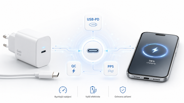 Nabíjecí protokoly: jak funguje USB Power Delivery, Quick Charge a jakou nabíječku vybrat
