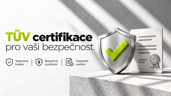 Certifikace TÜV: co znamená na nabíječce a jak ji ověřit