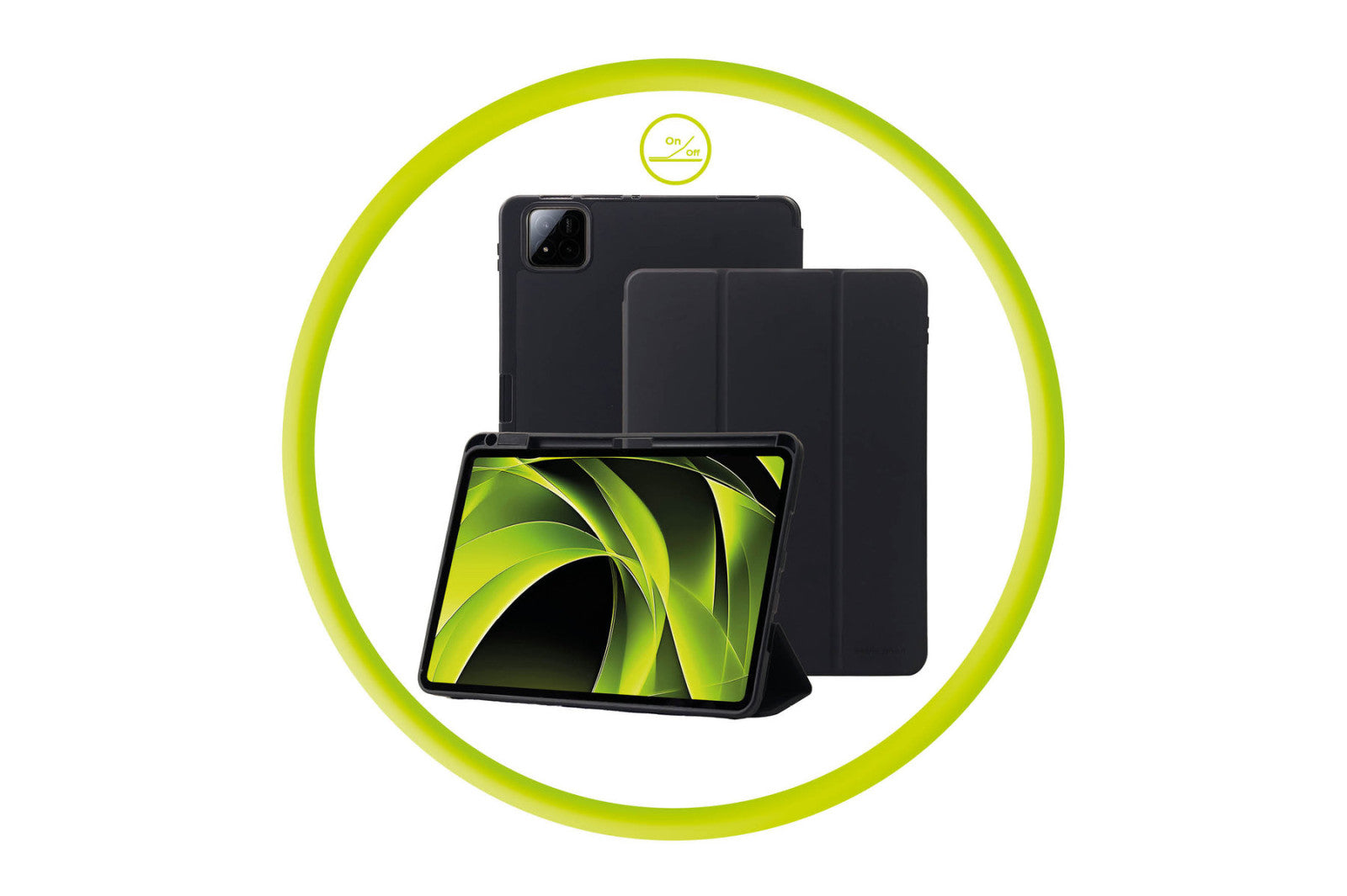 Easy Tablet pouzdro, Černá pro Xiaomi