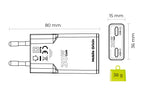 GaN nabíječka tenká 30W TÜV MO18 – duální USB‑C