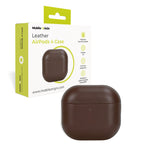 Kožené pouzdro pro AirPods 4, Hnědá