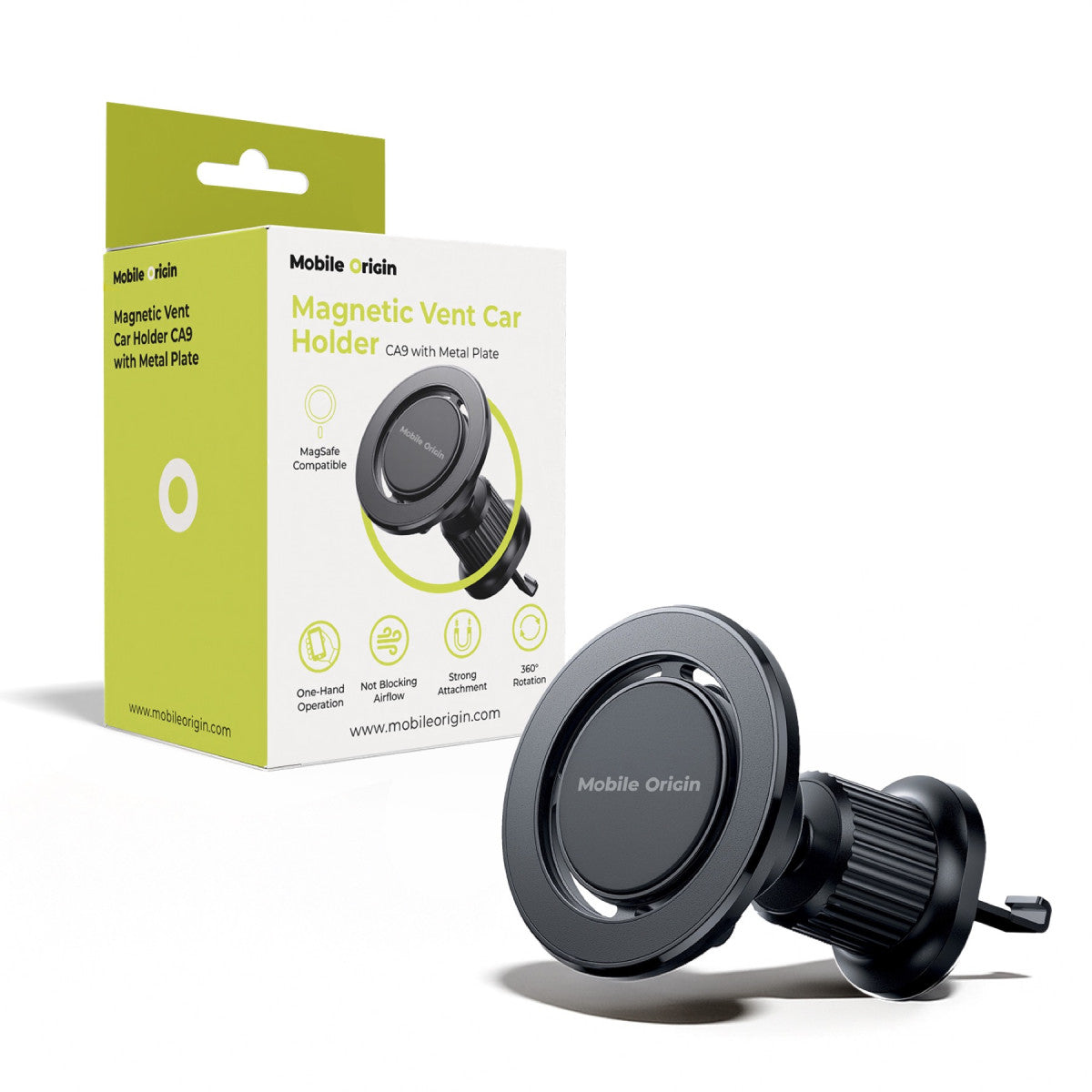 Magnetic Vent Mount CA9, Black
