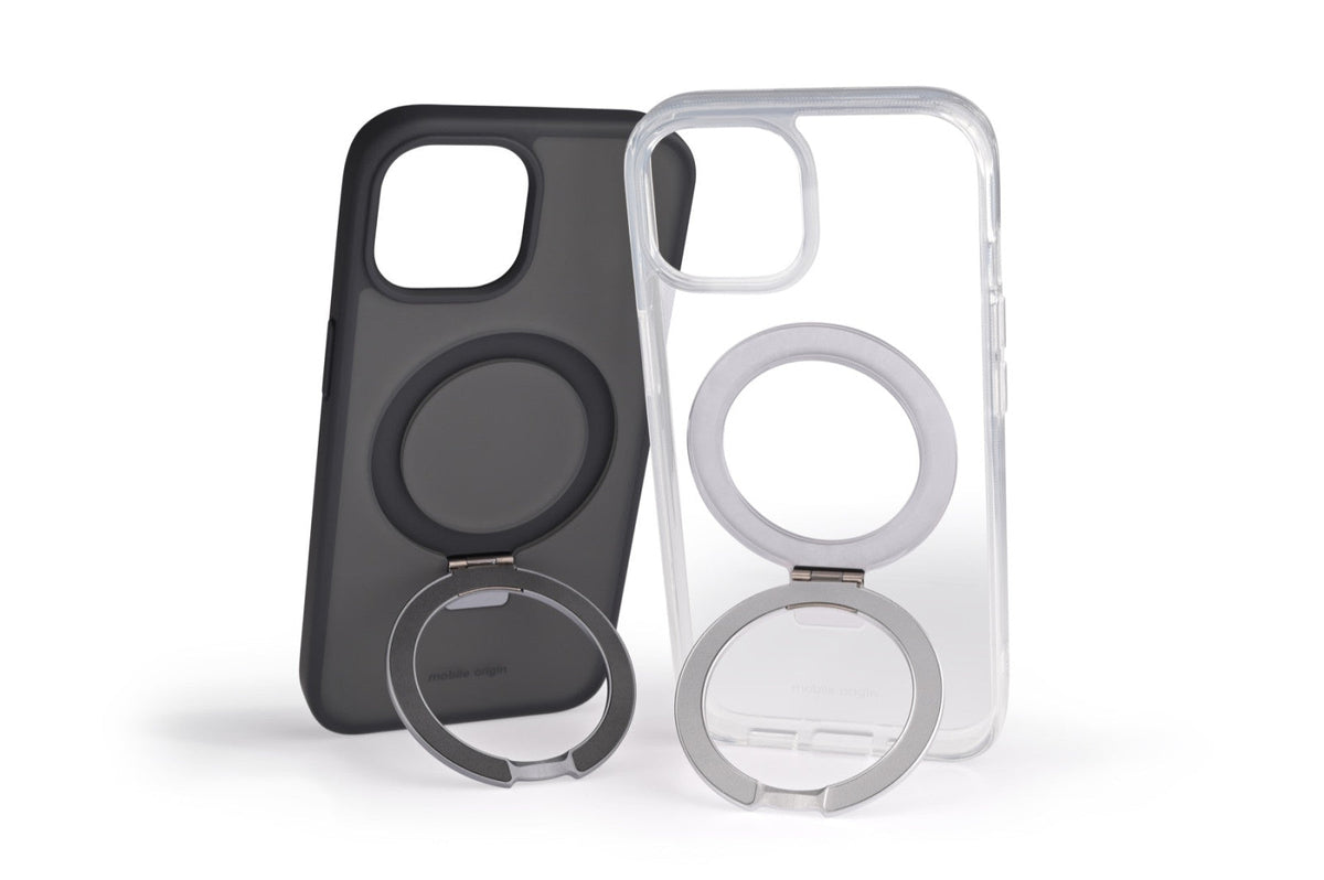 RingMag kryt pro iPhone 15, Černá