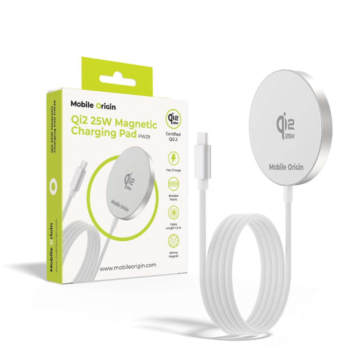 Magnetická nabíjecí podložka MagSafe PW29, Qi2 25W
