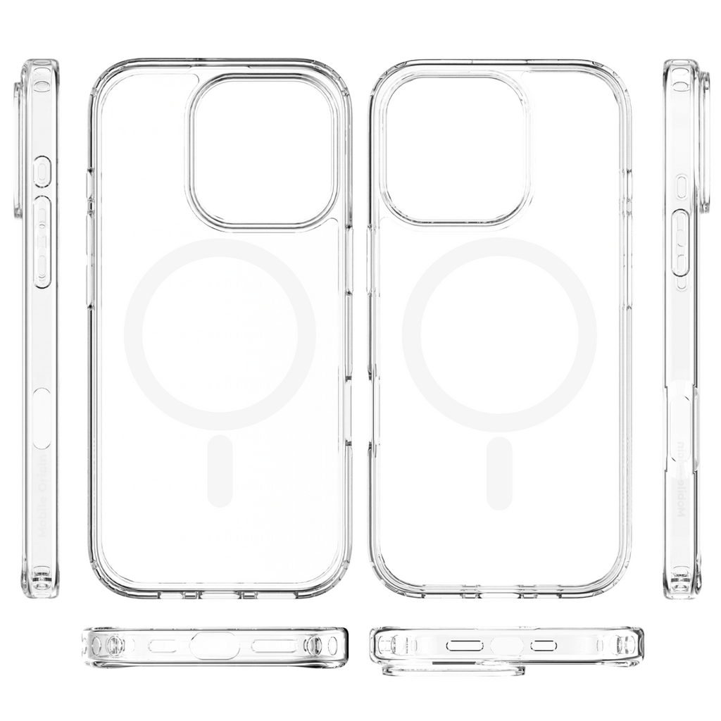 Pouzdro Easy Hybrid MagSafe, Čiré pro iPhone 16