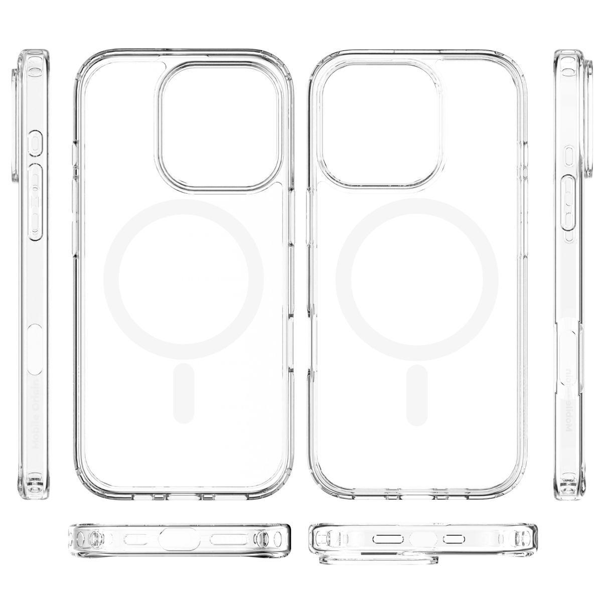 Pouzdro Easy Hybrid MagSafe pro iPhone 16, Čirá