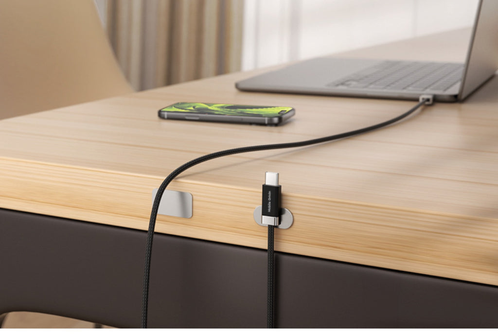 60W StayCable Cable with Magnetic Holder, USB-C to USB-C, 1.5 m, CB6