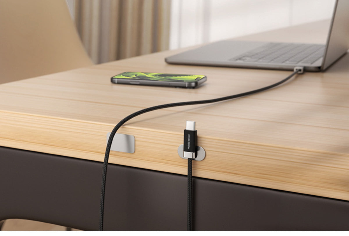 Magnetický kabel StayCable USB-C na USB-C CB6, 60W, 480 Mb/s, 1,5 m, Černá