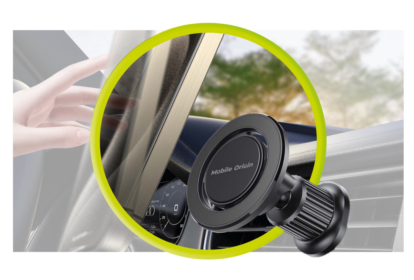 Magnetic Vent Mount CA9, Black