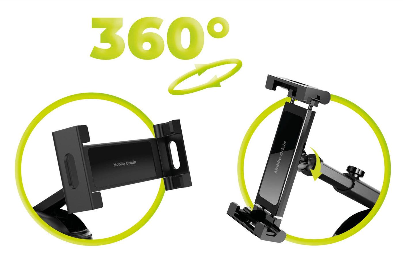 Car Tablet Mount MO6, Black