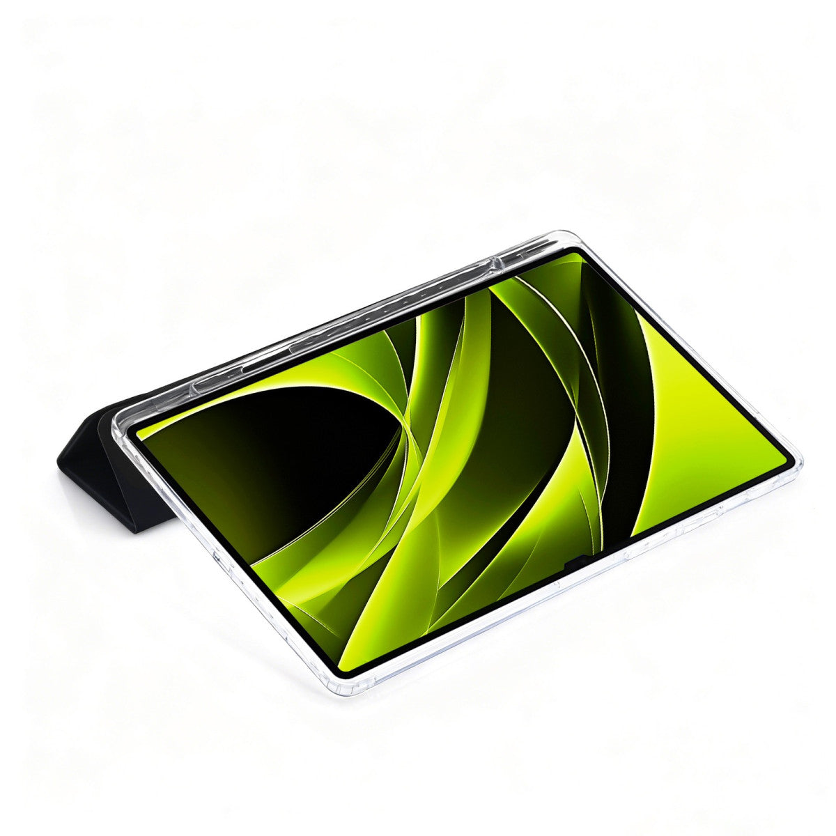 Easy Tablet Flip Case for Samsung Galaxy Tab A9, Black/Clear
