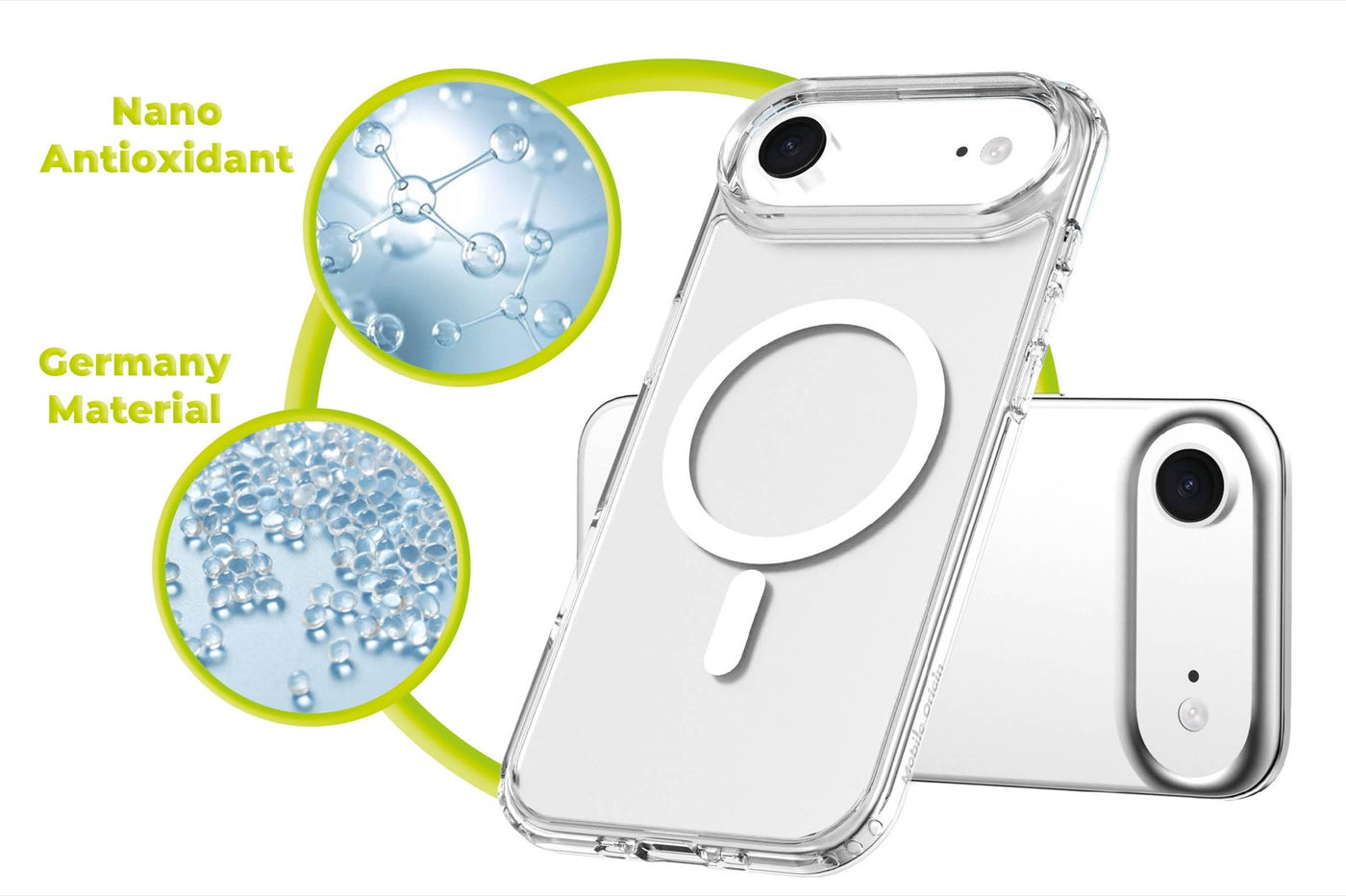 Pouzdro Easy Hybrid MagSafe pro iPhone Air, Čirá