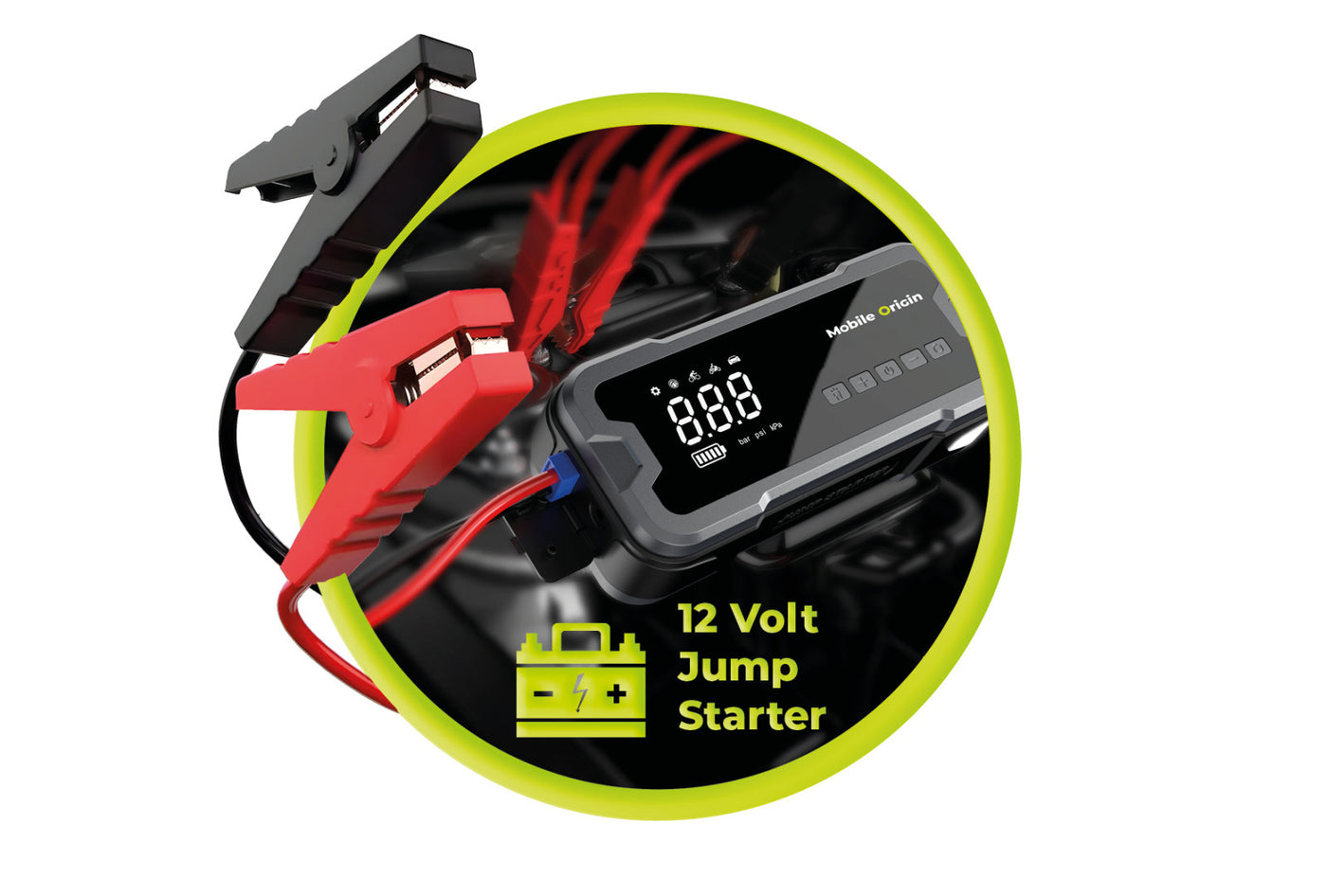 Jump Starter and Air Compressor CA1, with Display
