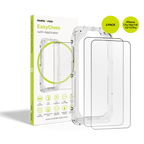 EasyGlass Screen Protector with Applicator, 2 pcs, for iPhone 17e / iPhone 16e / iPhone 14 / iPhone 13 / iPhone 13 Pro