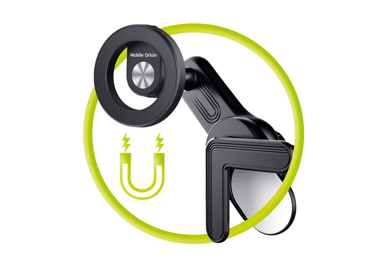 Corner Magnetic Car Mount MO20, Black