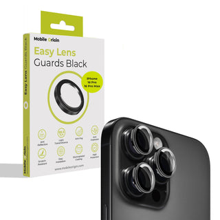 Easy Lens Guard for iPhone 16 Pro / iPhone 16 Pro Max, Black