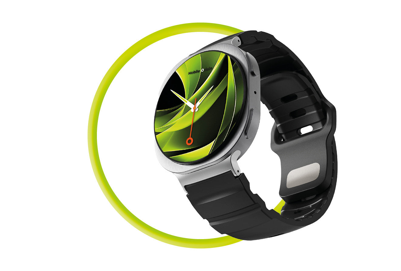 Řemínek Easy Strap FKM pro Samsung Galaxy Watch 8, Černá