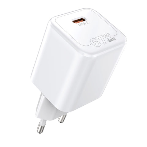GaN Wall Charger USB-C PW6, 67W, White