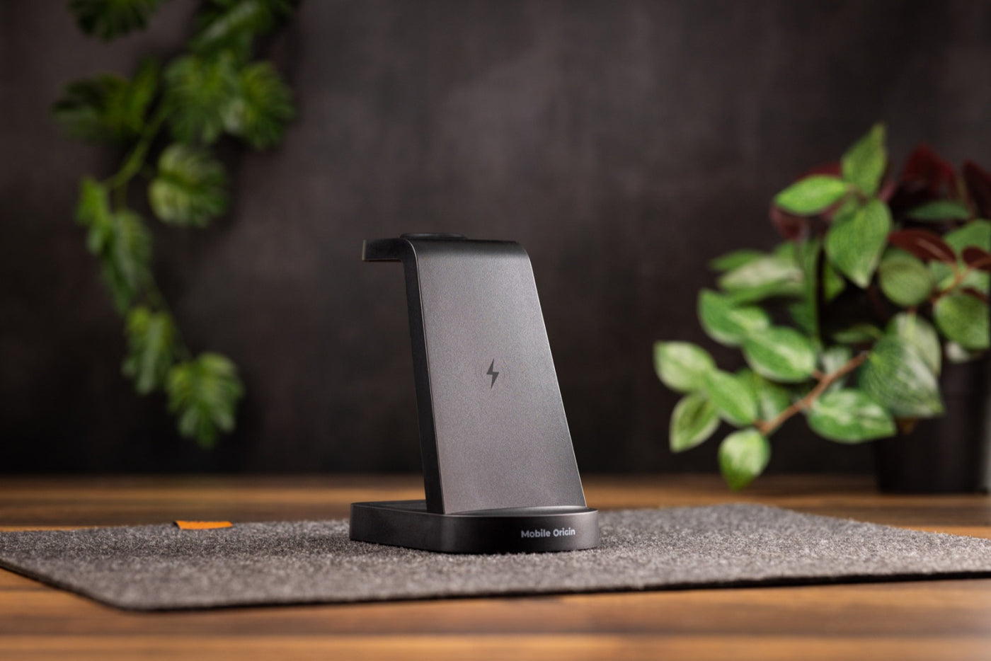 Bezdrátová nabíječka 3v1 pro Samsung PW13, 18W, Černá