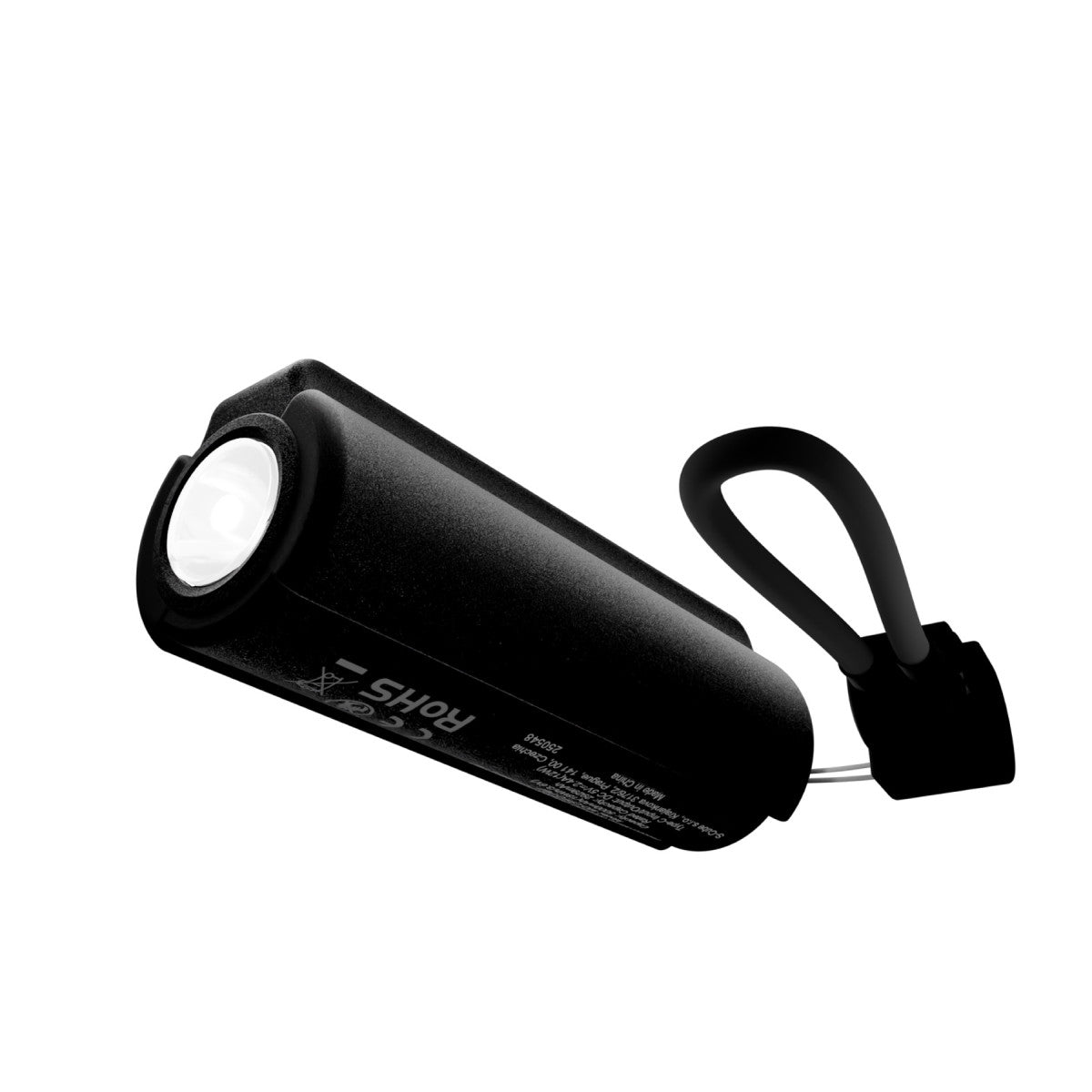 Compact Power Bank with Flashlight and USB-C Cable PB7, 5000mAh, 12W, Black