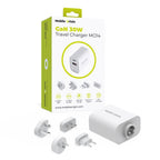 GaN cestovní nabíječka 30W MO14 – EU / USA / UK / AUS