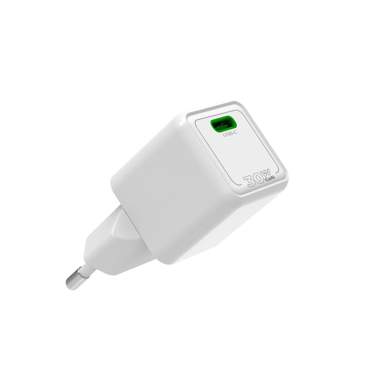 Mini GaN Wall Charger USB-C PW23, 30W, White