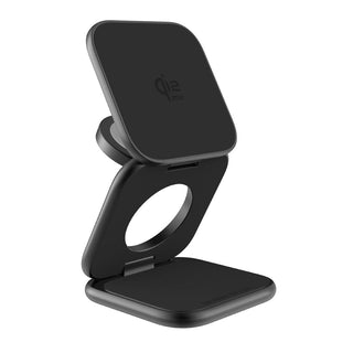 Ultra-Slim Foldable Charger 3-in-1 MagSafe PW36, Qi2 25W, Matte Black
