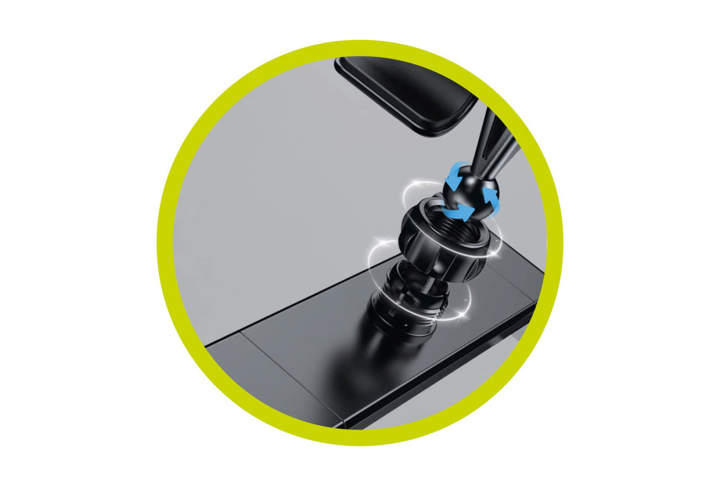 Car Tablet Mount for Headrest CA5, Black