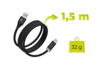 27W Magnetic StayCable USB-C to USB-A 1.5m CB6