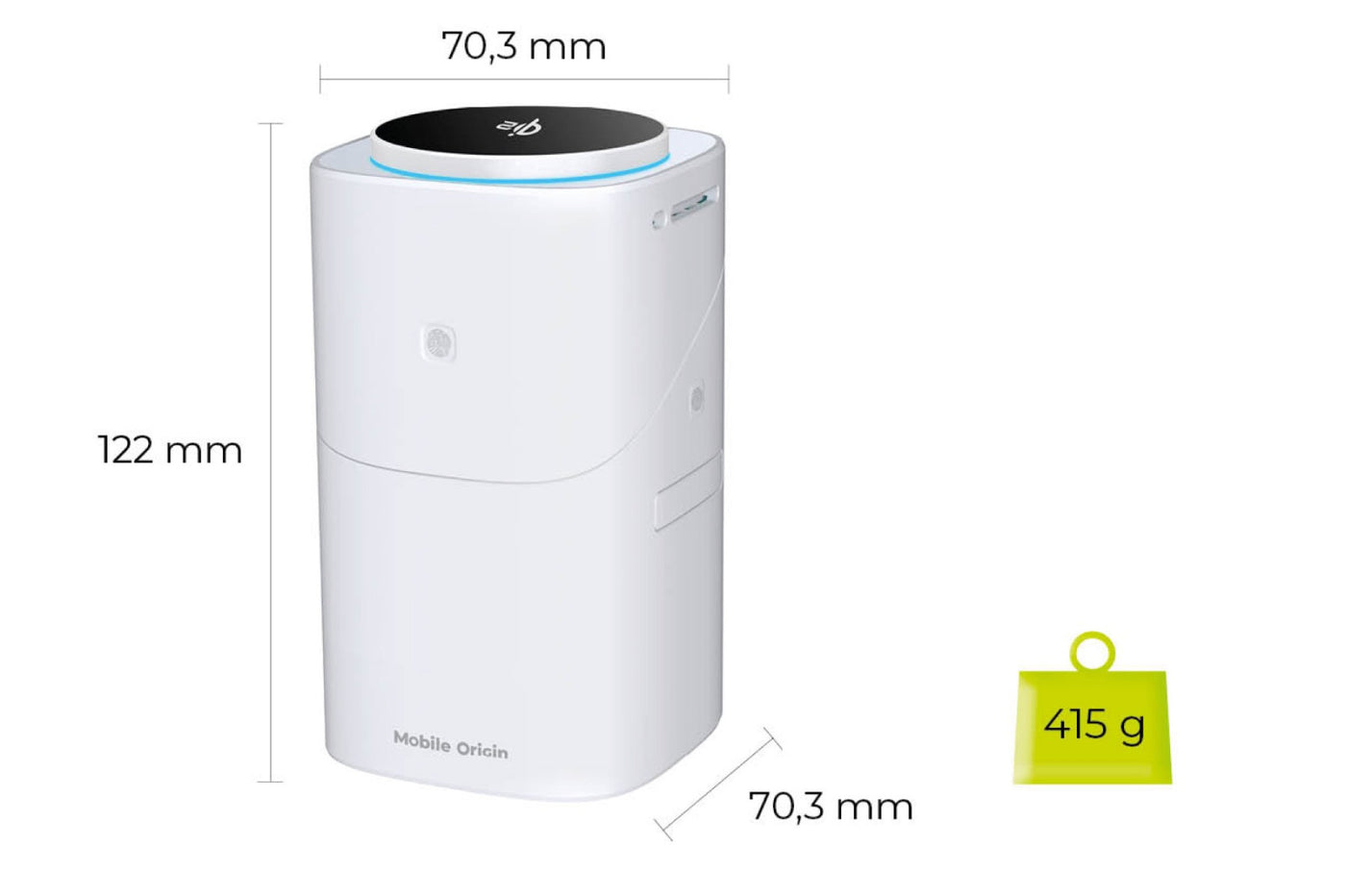 Bezdrátová automatická nabíjecí stanice 3v1 Qi2 MagSafe PW11, 20W, Bílá