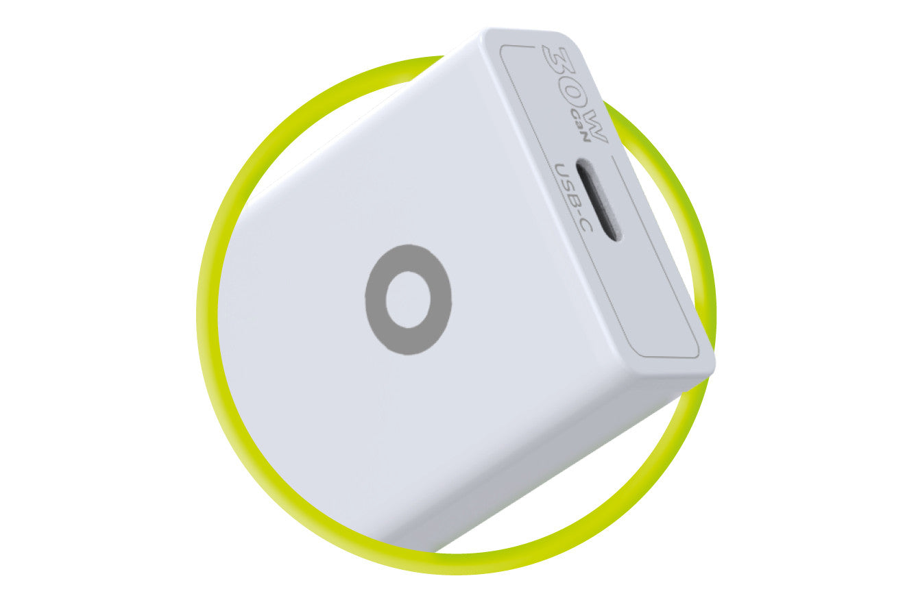 Wall Charger GaN Slim USB-C MO17, 30W, White
