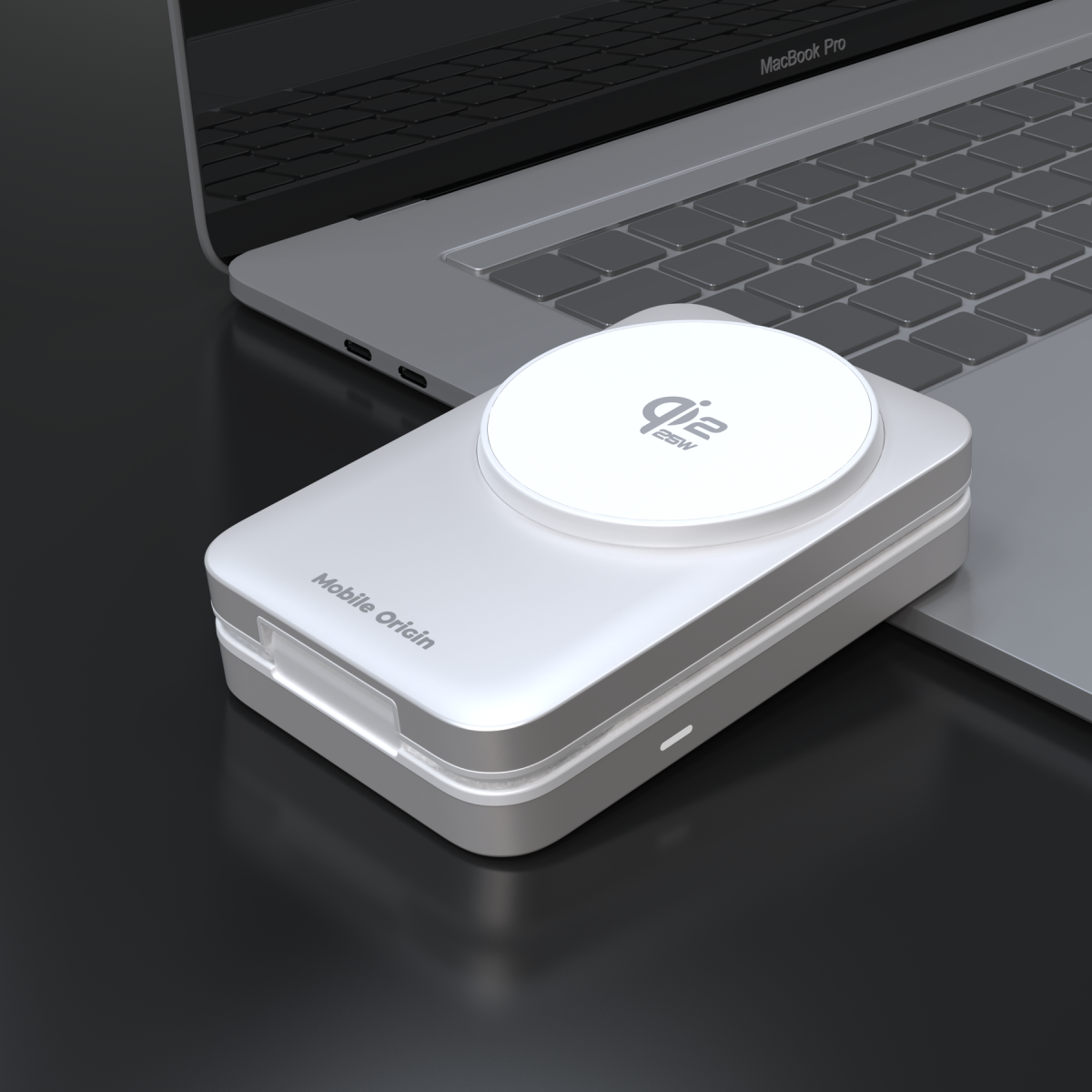 Foldable Charger 3-in-1 MagSafe PW35, Qi2 25W, Silver