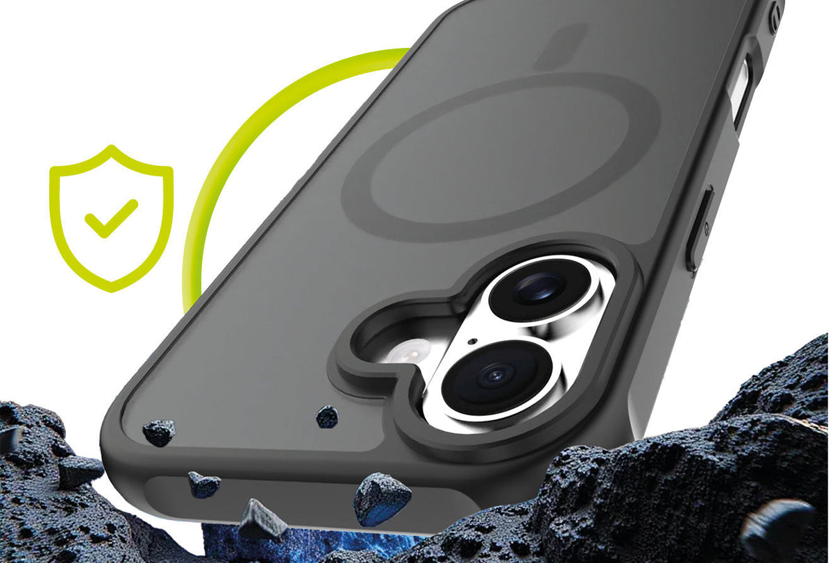 Easy Hybrid MagSafe Case for iPhone 17e / iPhone 16e, Matte Black