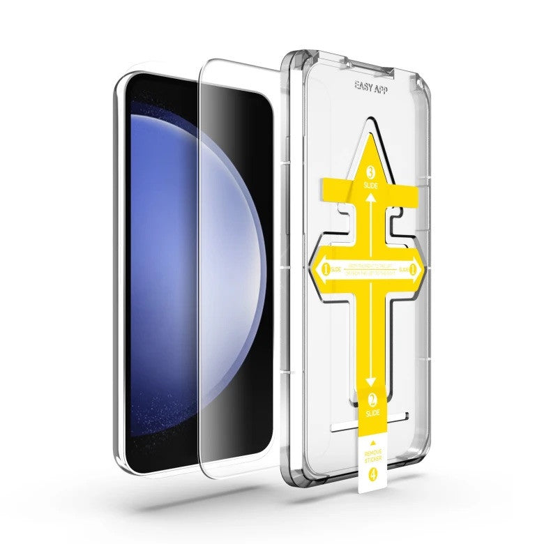 Screen Protector with Application Frame, for Samsung Galaxy S24 / Galaxy S25