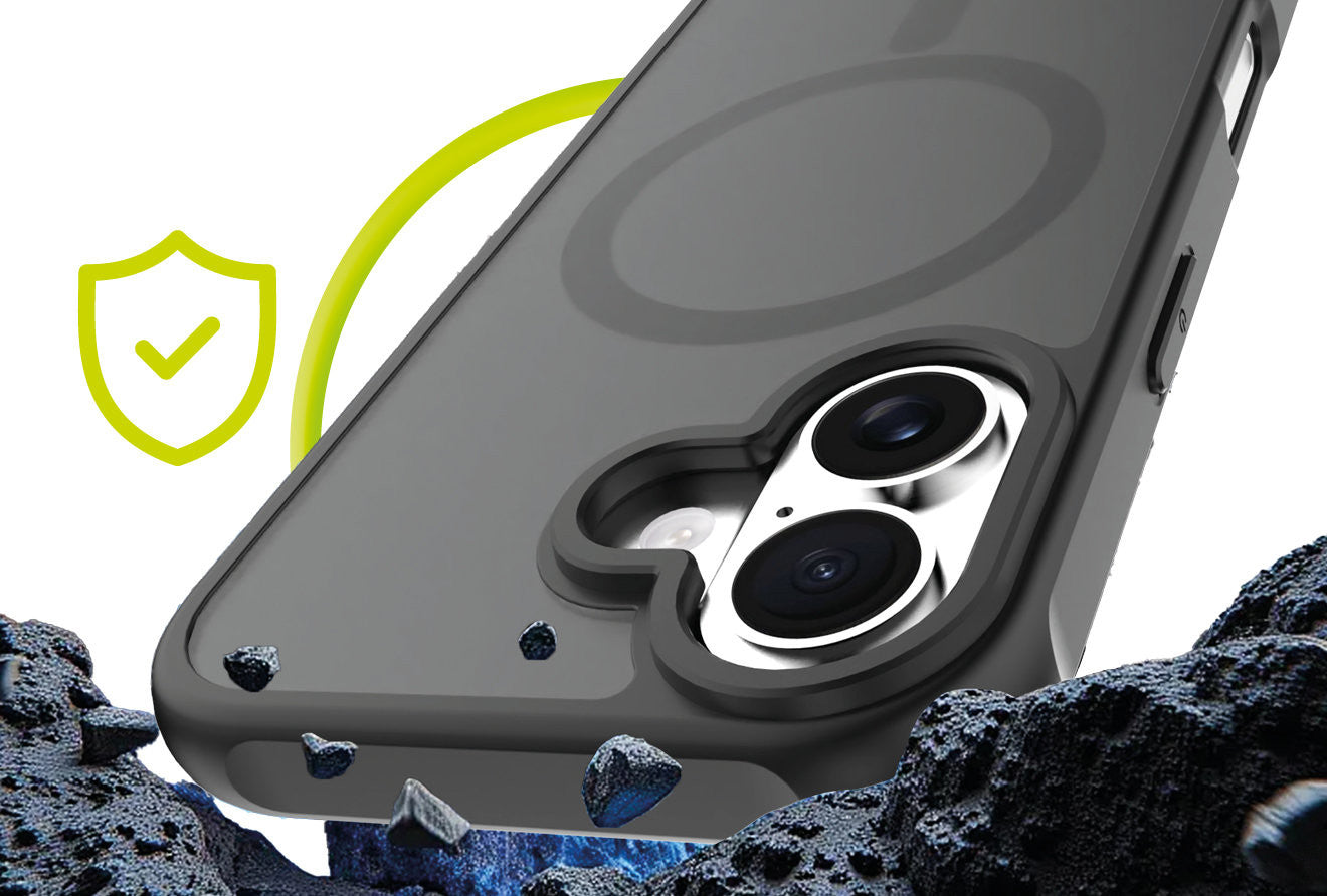 Easy Hybrid MagSafe Case for iPhone 17 Pro Max, Matte Black