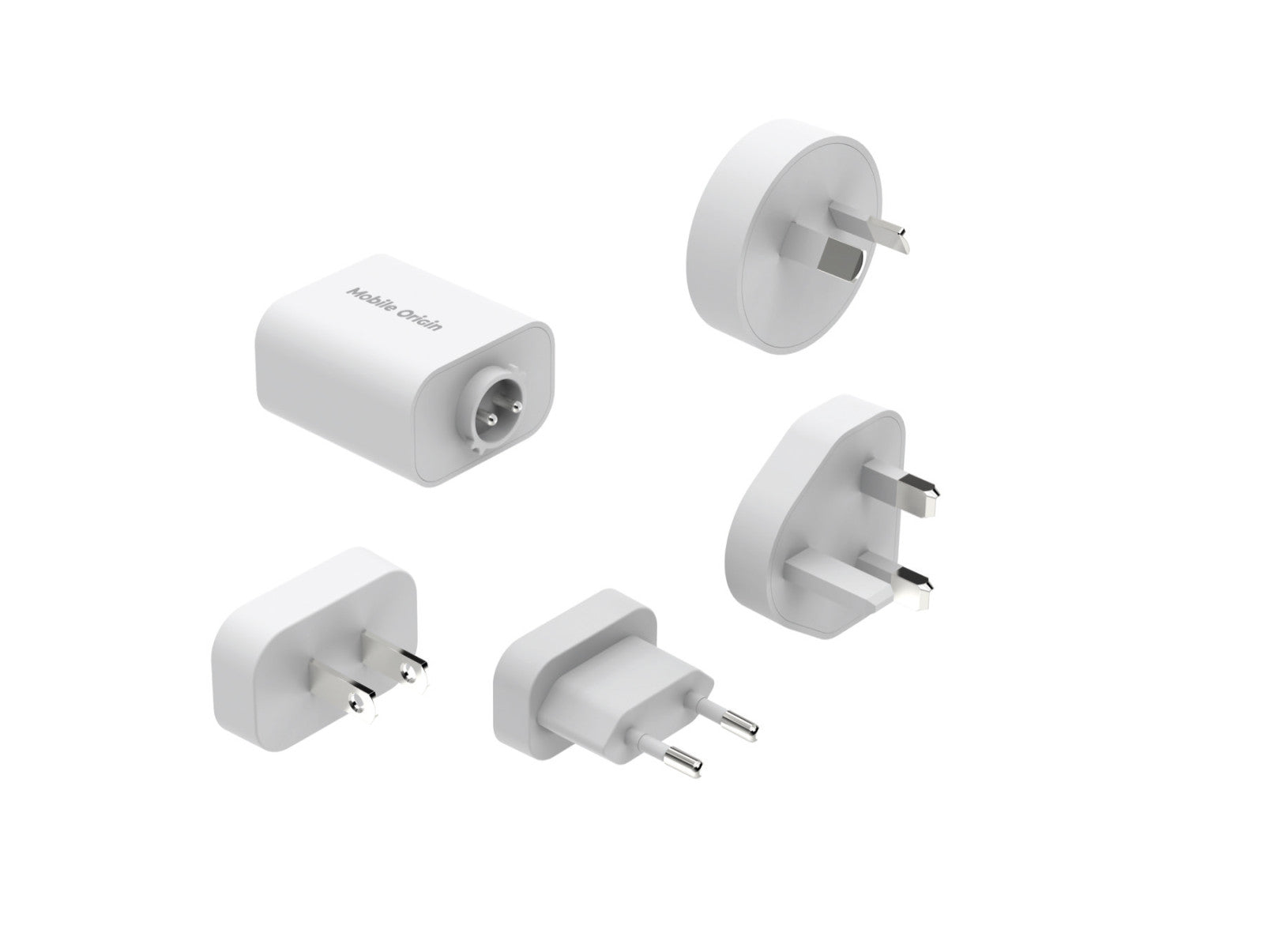 GaN cestovní nabíječka 30W MO14 – EU / USA / UK / AUS