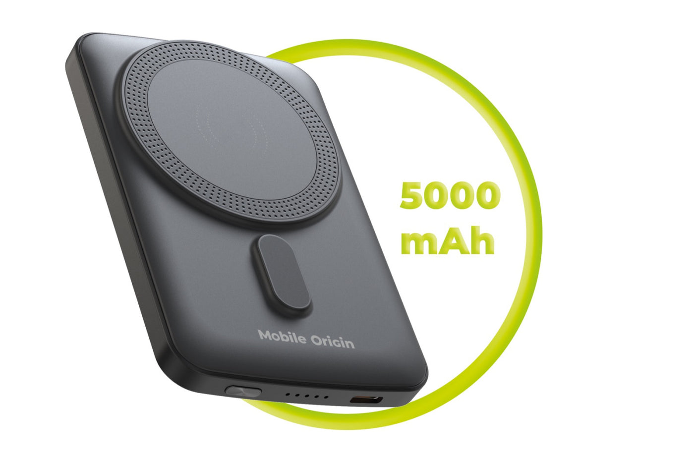 Bezdrátová magnetická powerbanka MagSafe PB10, 5000mAh, 20W, Černá