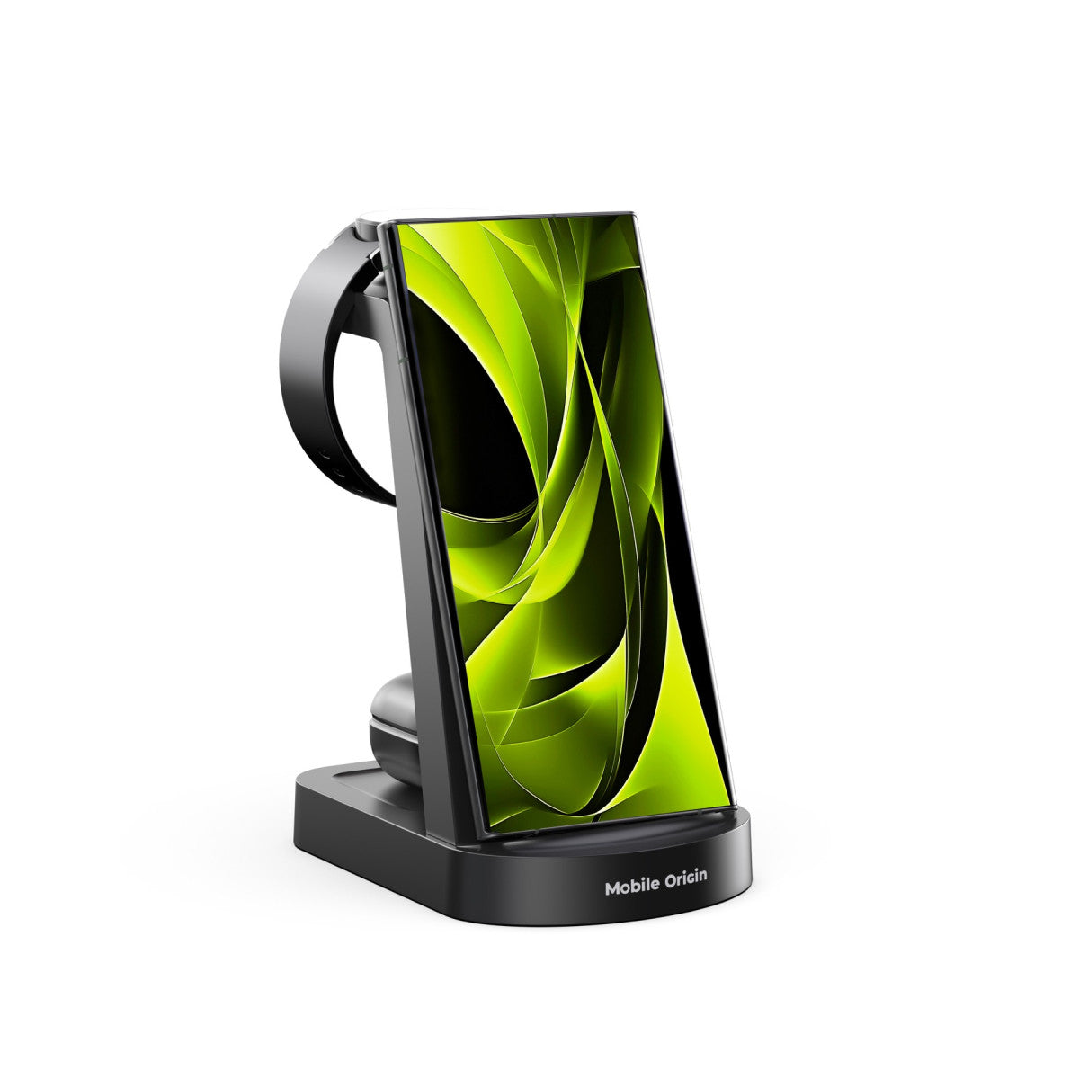 Bezdrátová nabíječka 3v1 pro Samsung PW13, 18W, Černá
