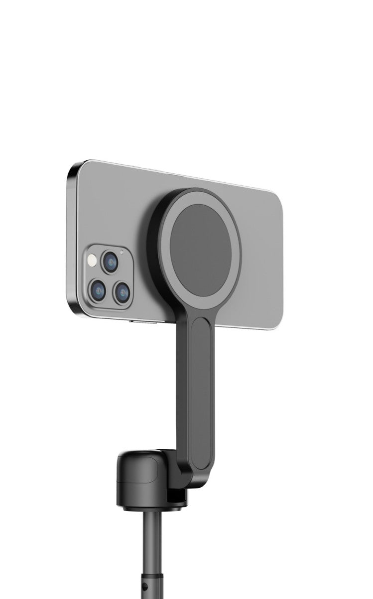 Magnetická selfie tyč s tripodem MagSafe S2, Bluetooth, Černá