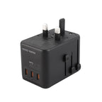 Cestovní Adaptér GaN 67W PW5 EU/UK/US/AUS, 3x USB-C + USB-A