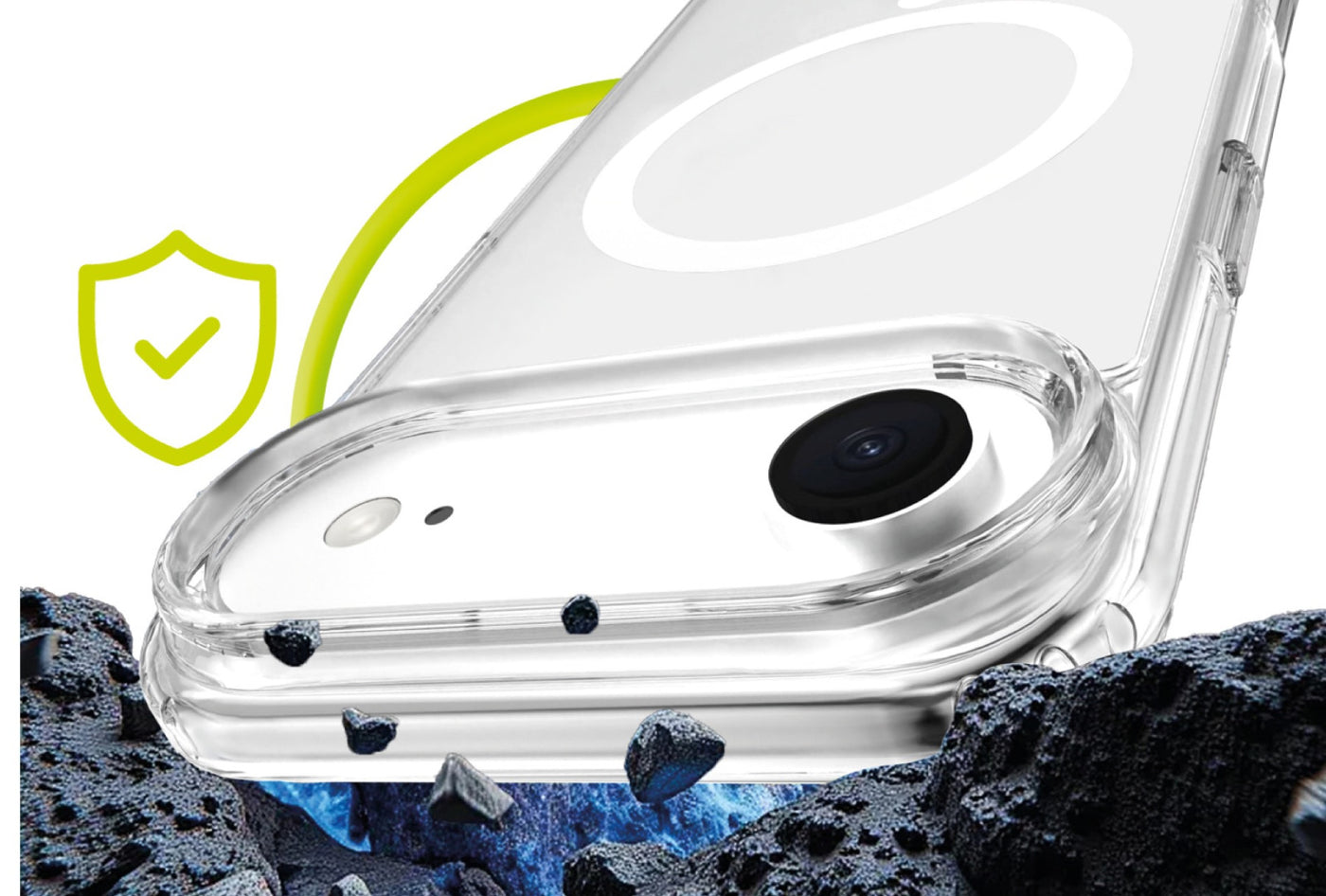Pouzdro Easy Hybrid MagSafe pro iPhone Air, Čirá