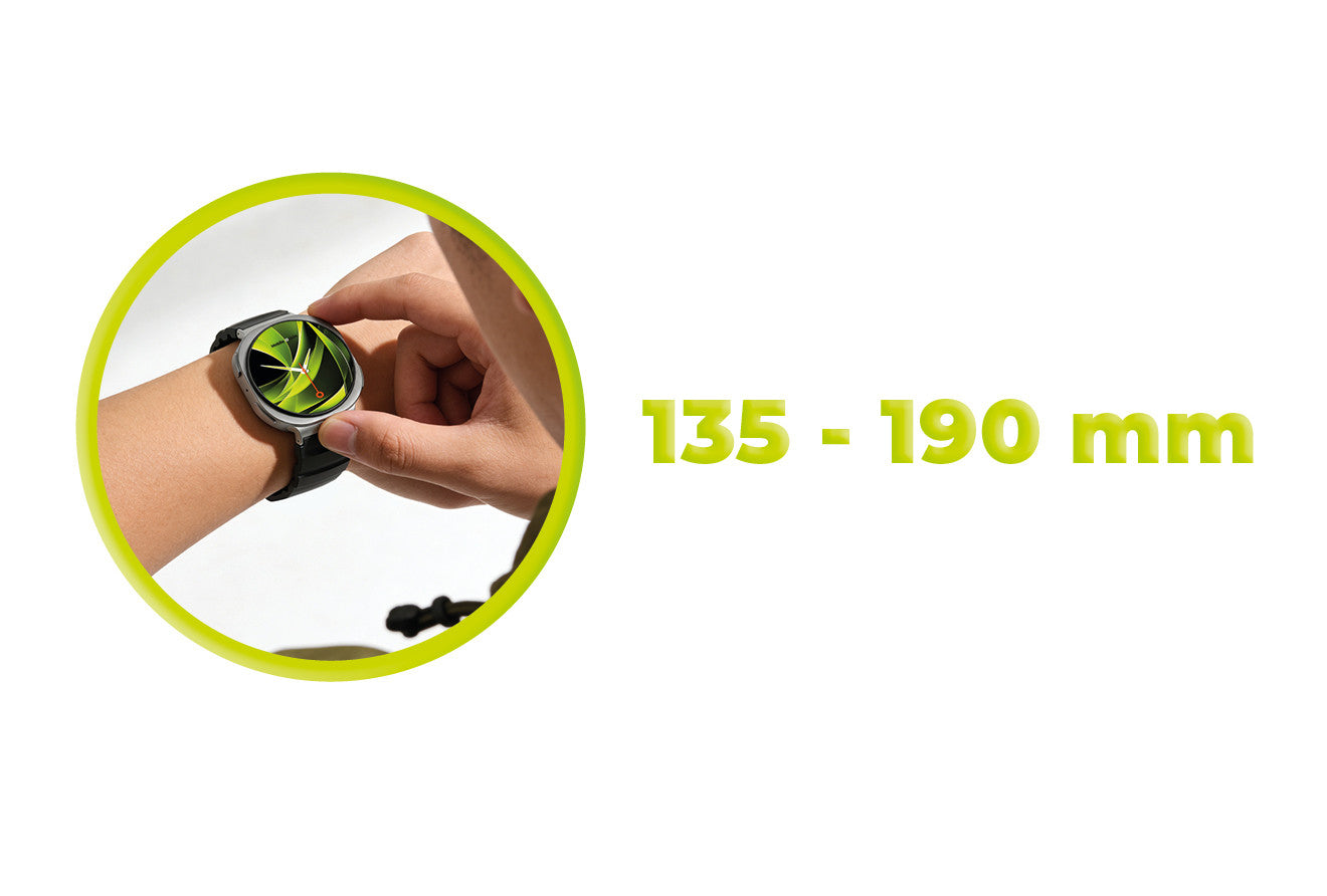 Řemínek Easy Strap FKM pro Samsung Galaxy Watch 8, Černá