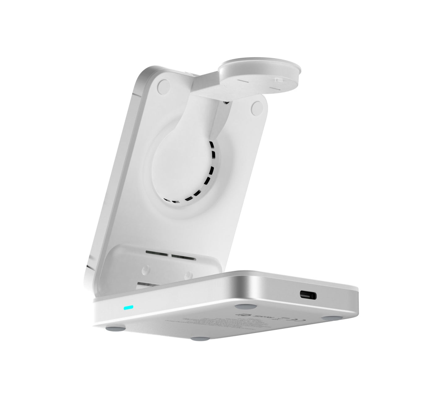 Foldable Charger 3-in-1 MagSafe PW35, Qi2 25W, Silver