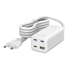 GaN 100W Compact MultiHub Charger PW18 3× USB-C + USB-A