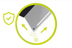 Easy Tablet pouzdro, Černá/Transparentní pro Samsung Galaxy Tab A9