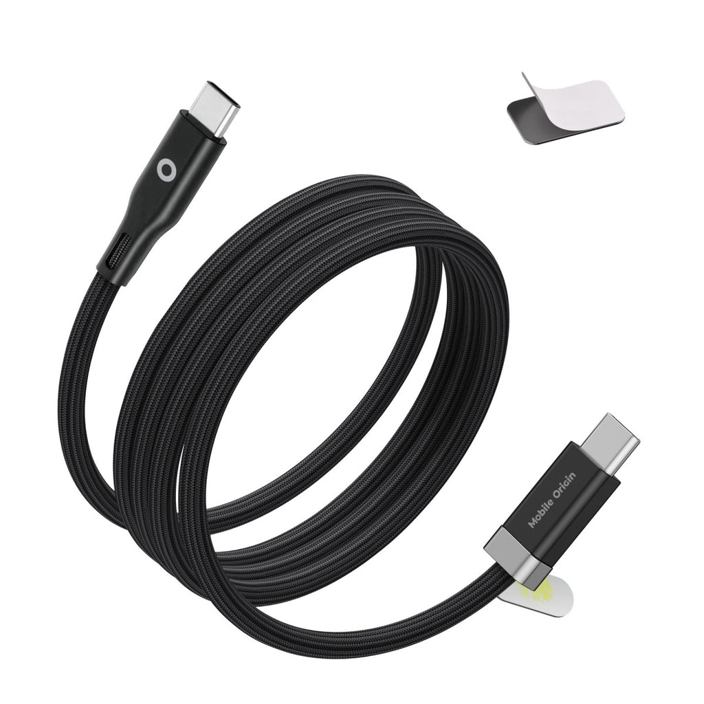 60W StayCable Cable with Magnetic Holder, USB-C to USB-C, 1.5 m, CB6