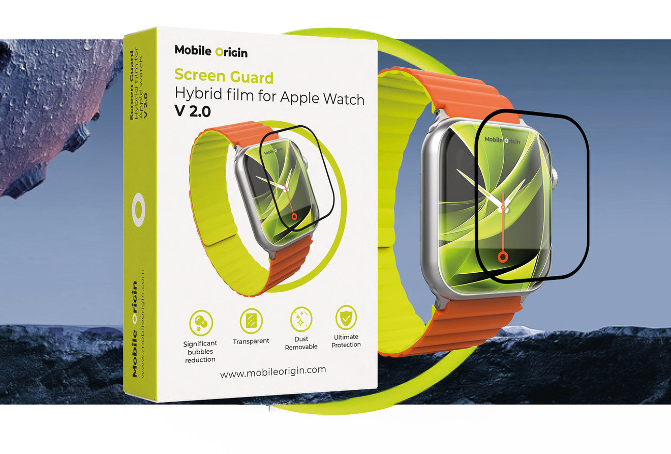 Hybridní ochranná fólie, pro Apple Watch 40mm (SE3, SE, 4, 5, 6)