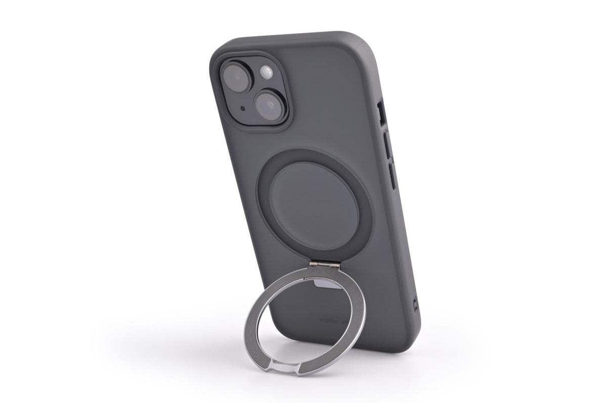 RingMag kryt pro iPhone 15, Černá