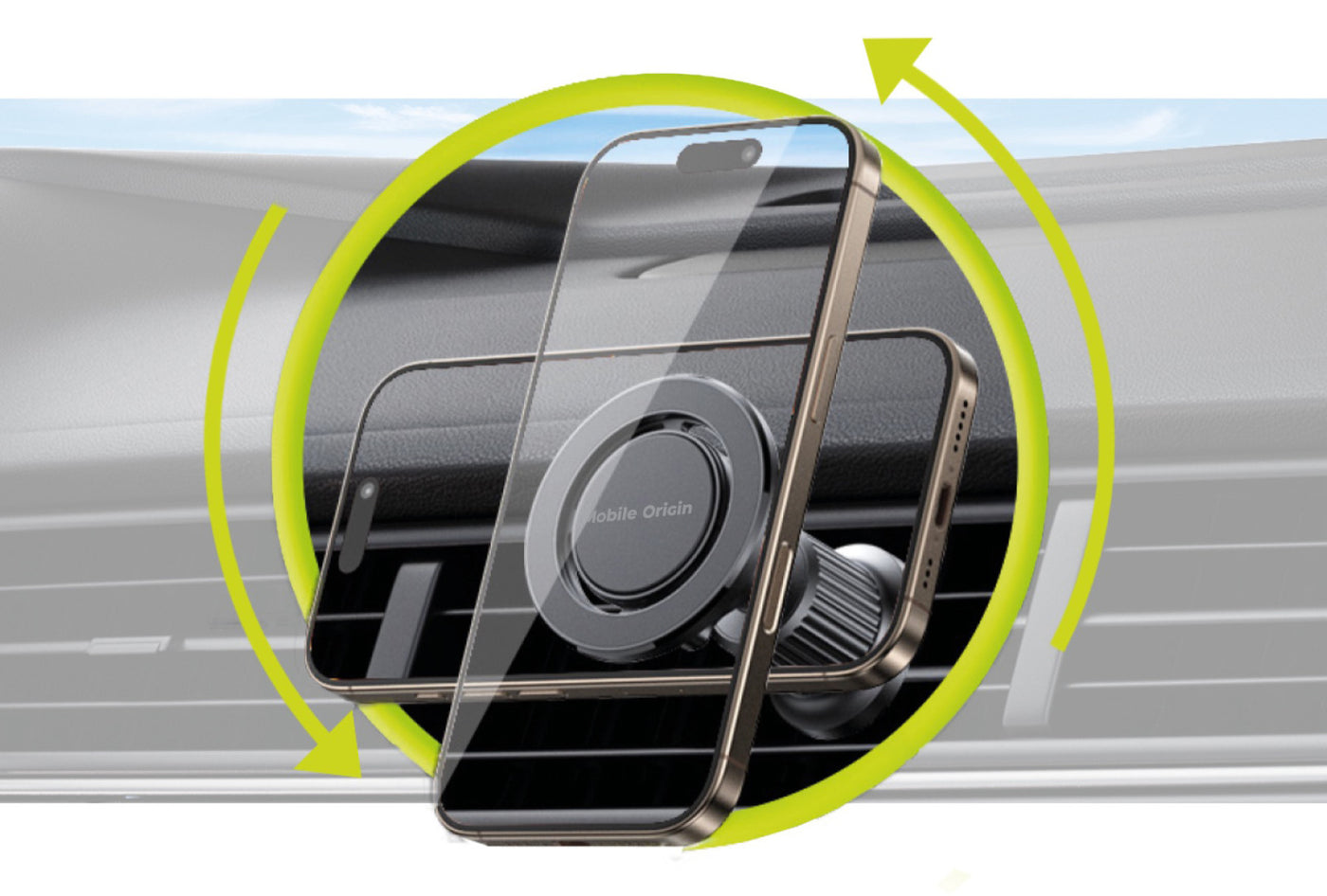 Magnetic Vent Mount CA9, Black