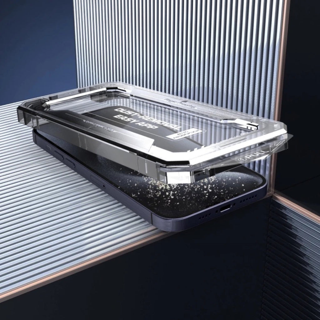 Ochranné sklo pro iPhone 16 – snadná instalace